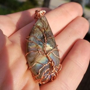 Labradorite Tree of Life pendant